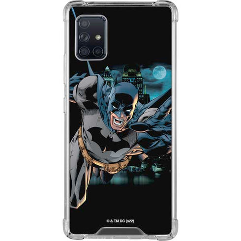 DC Comics Batman All Star Batman & Robin, The Boy Wonder Action Pose Art BY Jim Lee Galaxy A51 5G Clear Case