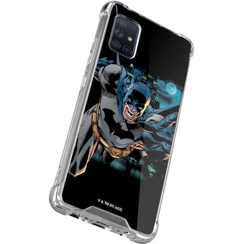 DC Comics Batman All Star Batman & Robin, The Boy Wonder Action Pose Art BY Jim Lee Galaxy A71 5G Clear Case