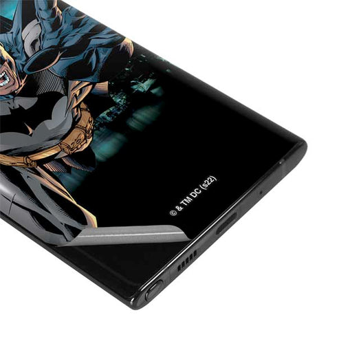 DC Comics Batman All Star Batman & Robin, The Boy Wonder Action Pose Art BY Jim Lee Galaxy Note 10 Plus Skin