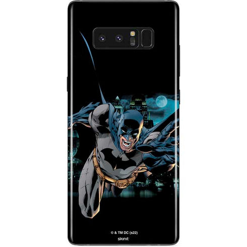 DC Comics Batman All Star Batman & Robin, The Boy Wonder Action Pose Art BY Jim Lee Galaxy Note 8 Skin