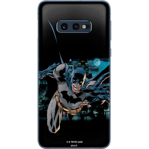 DC Comics Batman All Star Batman & Robin, The Boy Wonder Action Pose Art BY Jim Lee Galaxy S10e Skin