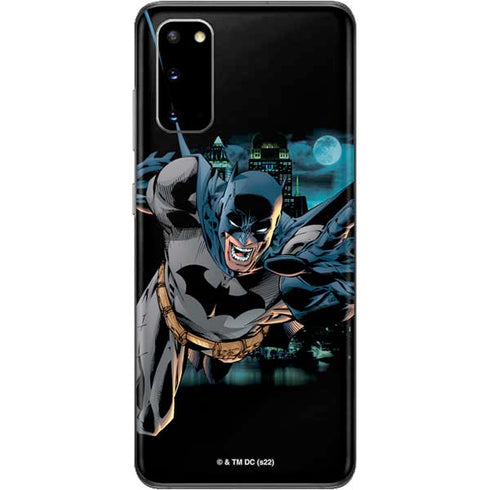 DC Comics Batman All Star Batman & Robin, The Boy Wonder Action Pose Art BY Jim Lee Galaxy S20 Skin