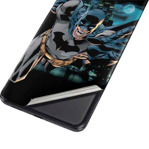 DC Comics Batman All Star Batman & Robin, The Boy Wonder Action Pose Art BY Jim Lee Galaxy S21 5G Skin