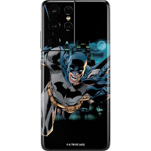 DC Comics Batman All Star Batman & Robin, The Boy Wonder Action Pose Art BY Jim Lee Galaxy S21 Ultra 5G Skin