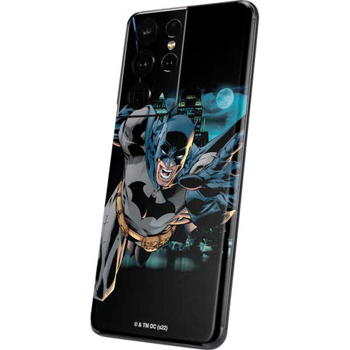 DC Comics Batman All Star Batman & Robin, The Boy Wonder Action Pose Art BY Jim Lee Galaxy S21 Ultra 5G Skin