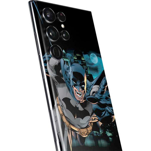 DC Comics Batman All Star Batman & Robin, The Boy Wonder Action Pose Art BY Jim Lee Galaxy S22 Ultra Skin