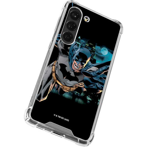 DC Comics Batman All Star Batman & Robin, The Boy Wonder Action Pose Art BY Jim Lee Galaxy S23 Clear Case
