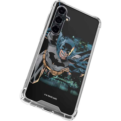 DC Comics Batman All Star Batman & Robin, The Boy Wonder Action Pose Art BY Jim Lee Galaxy S23 FE Clear Case