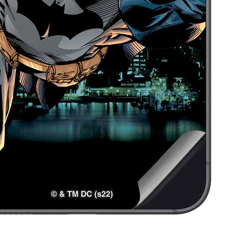 DC Comics Batman All Star Batman & Robin, The Boy Wonder Action Pose Art BY Jim Lee Galaxy S23 FE Skin