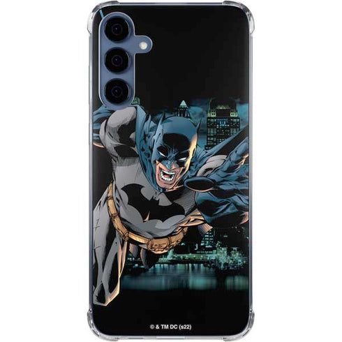 DC Comics Batman All Star Batman & Robin, The Boy Wonder Action Pose Art BY Jim Lee Galaxy S24 Clear Case