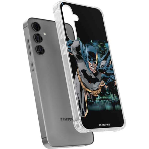 DC Comics Batman All Star Batman & Robin, The Boy Wonder Action Pose Art BY Jim Lee Galaxy S24 Plus Clear Case