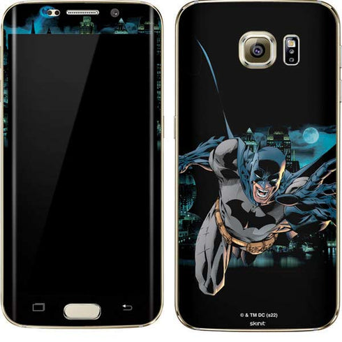 DC Comics Batman All Star Batman & Robin, The Boy Wonder Action Pose Art BY Jim Lee Galaxy S7 Edge Skin