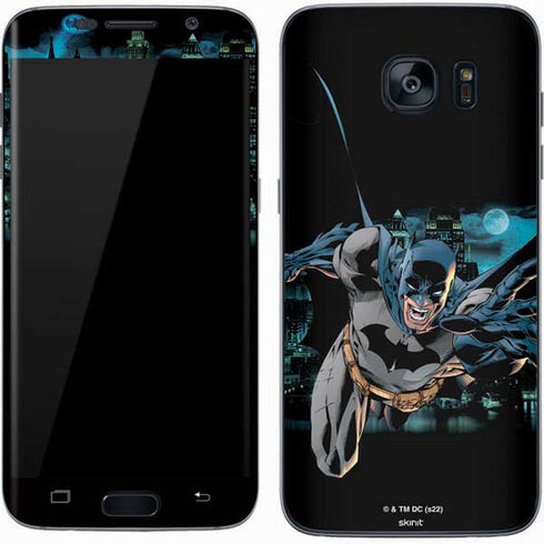DC Comics Batman All Star Batman & Robin, The Boy Wonder Action Pose Art BY Jim Lee Galaxy S7 Skin