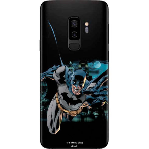 DC Comics Batman All Star Batman & Robin, The Boy Wonder Action Pose Art BY Jim Lee Galaxy S9 Plus Skin