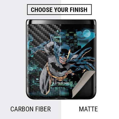 DC Comics Batman All Star Batman & Robin, The Boy Wonder Action Pose Art BY Jim Lee Galaxy Z Flip Skin