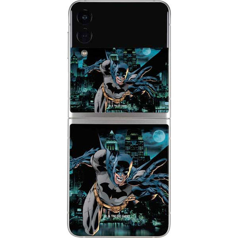 DC Comics Batman All Star Batman & Robin, The Boy Wonder Action Pose Art BY Jim Lee Galaxy Z Flip3 5G Skin