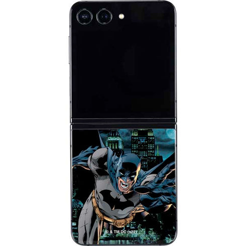 DC Comics Batman All Star Batman & Robin, The Boy Wonder Action Pose Art BY Jim Lee Galaxy Z Flip5 5G Skin