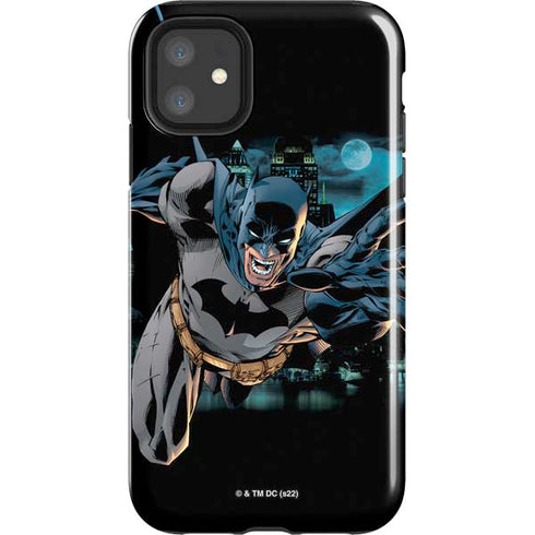 DC Comics Batman All Star Batman & Robin, The Boy Wonder Action Pose Art BY Jim Lee iPhone 11 Impact Case