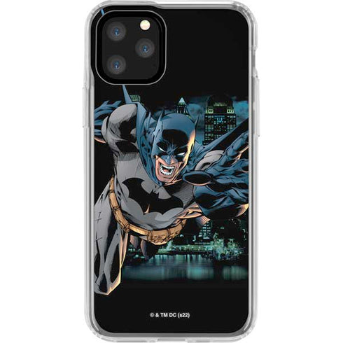 DC Comics Batman All Star Batman & Robin, The Boy Wonder Action Pose Art BY Jim Lee iPhone 11 Pro Clear Case