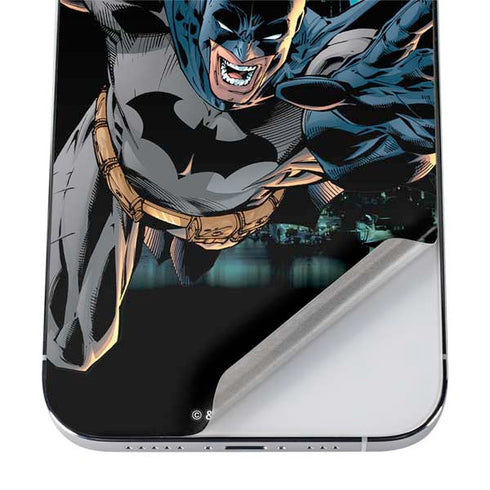 DC Comics Batman All Star Batman & Robin, The Boy Wonder Action Pose Art BY Jim Lee iPhone 12 Pro Max Skin