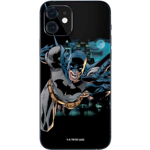 DC Comics Batman All Star Batman & Robin, The Boy Wonder Action Pose Art BY Jim Lee iPhone 12 Skin