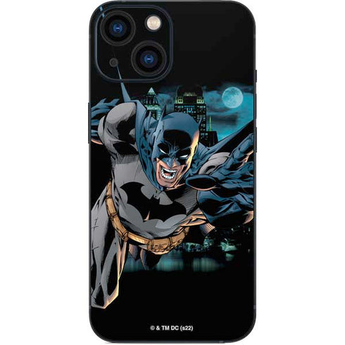 DC Comics Batman All Star Batman & Robin, The Boy Wonder Action Pose Art BY Jim Lee iPhone 13 Mini Skin