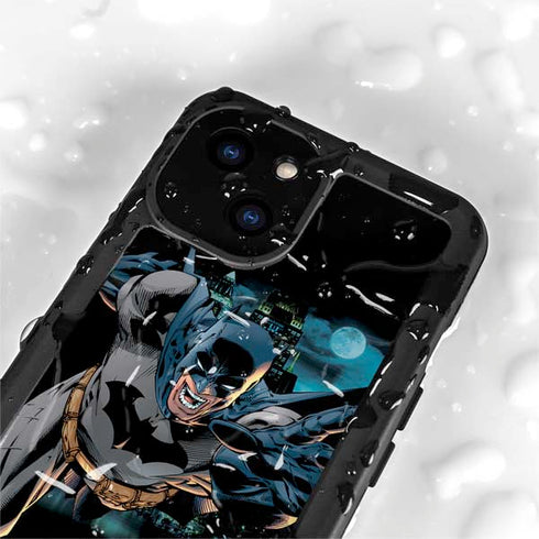 DC Comics Batman All Star Batman & Robin, The Boy Wonder Action Pose Art BY Jim Lee iPhone 13 Mini Waterproof Case