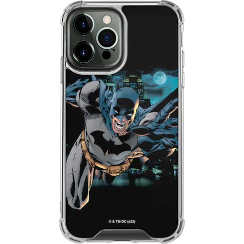 DC Comics Batman All Star Batman & Robin, The Boy Wonder Action Pose Art BY Jim Lee iPhone 13 Pro Max Clear Case