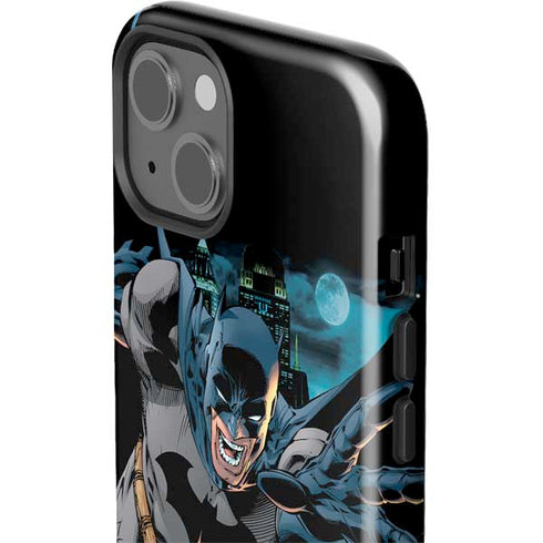 DC Comics Batman All Star Batman & Robin, The Boy Wonder Action Pose Art BY Jim Lee iPhone 15 Plus Impact Case