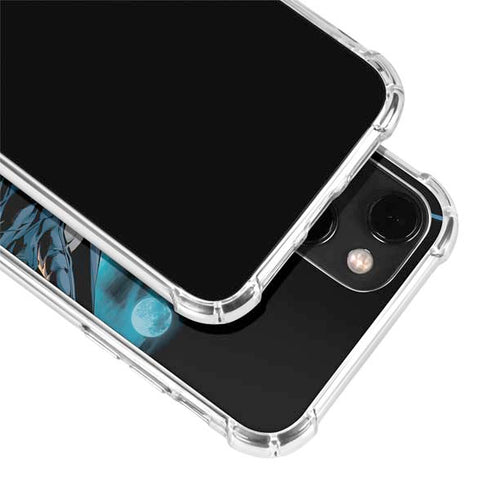 DC Comics Batman All Star Batman & Robin, The Boy Wonder Action Pose Art BY Jim Lee iPhone 14 Plus Clear Case