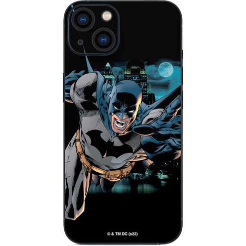 DC Comics Batman All Star Batman & Robin, The Boy Wonder Action Pose Art BY Jim Lee iPhone 15 Plus Skin