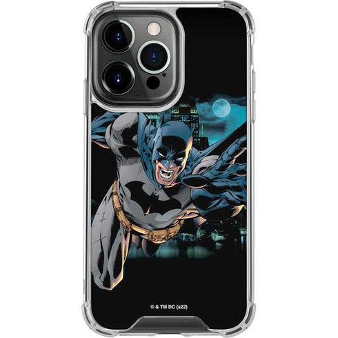 DC Comics Batman All Star Batman & Robin, The Boy Wonder Action Pose Art BY Jim Lee iPhone 14 Pro Clear Case