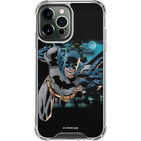 DC Comics Batman All Star Batman & Robin, The Boy Wonder Action Pose Art BY Jim Lee iPhone 15 Pro Max Clear Case