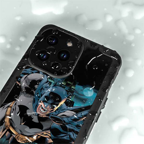 DC Comics Batman All Star Batman & Robin, The Boy Wonder Action Pose Art BY Jim Lee iPhone 14 Pro Max Waterproof Case