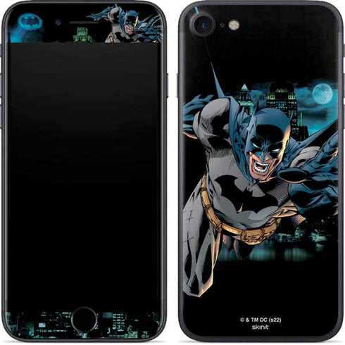 DC Comics Batman All Star Batman & Robin, The Boy Wonder Action Pose Art BY Jim Lee iPhone 8 Skin