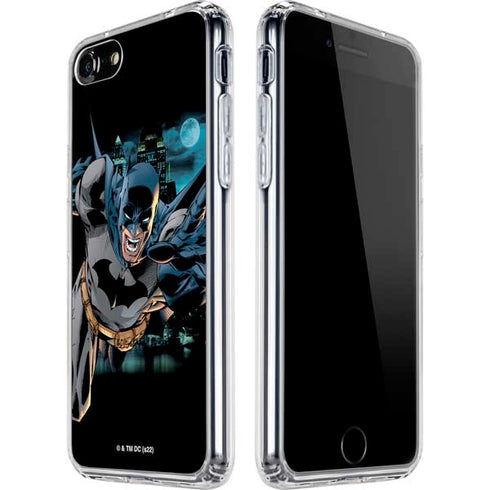 DC Comics Batman All Star Batman & Robin, The Boy Wonder Action Pose Art BY Jim Lee iPhone SE (2nd & 3rd Gen) Clear Case