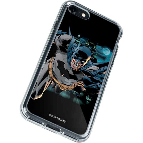 DC Comics Batman All Star Batman & Robin, The Boy Wonder Action Pose Art BY Jim Lee iPhone SE (2nd & 3rd Gen) Clear Case