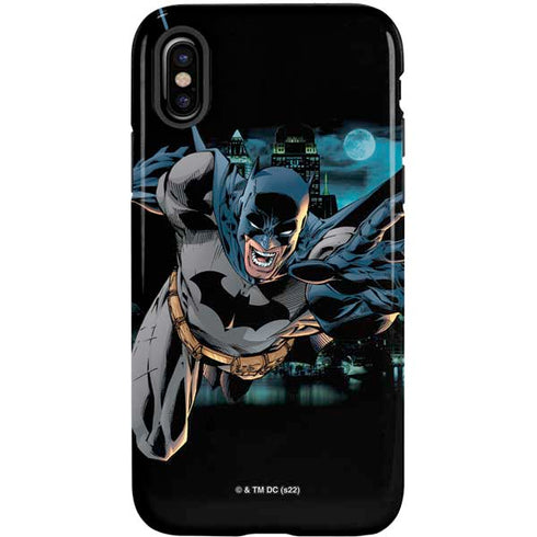 DC Comics Batman All Star Batman & Robin, The Boy Wonder Action Pose Art BY Jim Lee iPhone X Pro Case