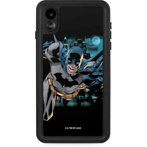 DC Comics Batman All Star Batman & Robin, The Boy Wonder Action Pose Art BY Jim Lee iPhone XR Waterproof Case