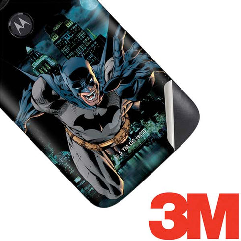 DC Comics Batman All Star Batman & Robin, The Boy Wonder Action Pose Art BY Jim Lee Moto E5 Play Skin