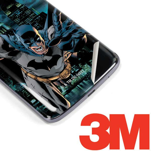 DC Comics Batman All Star Batman & Robin, The Boy Wonder Action Pose Art BY Jim Lee Moto E5 Plus Skin