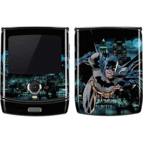 DC Comics Batman All Star Batman & Robin, The Boy Wonder Action Pose Art BY Jim Lee Motorola RAZR Skin