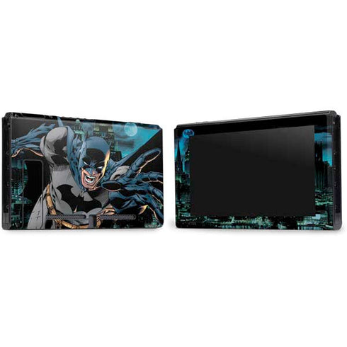 DC Comics Batman All Star Batman & Robin, The Boy Wonder Action Pose Art BY Jim Lee Nintendo Switch Bundle Skin
