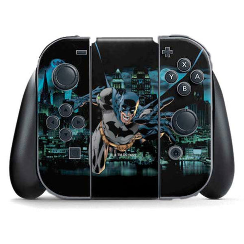 DC Comics Batman All Star Batman & Robin, The Boy Wonder Action Pose Art BY Jim Lee Nintendo Switch (2017-2021) Joy-Con Controller Skin