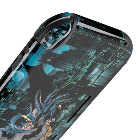 DC Comics Batman All Star Batman & Robin, The Boy Wonder Action Pose Art BY Jim Lee Nintendo Switch Lite Skin