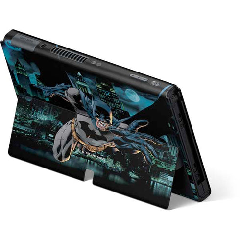 DC Comics Batman All Star Batman & Robin, The Boy Wonder Action Pose Art BY Jim Lee Nintendo Switch OLED (2021) Skin