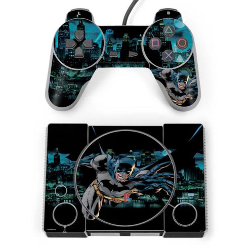 DC Comics Batman All Star Batman & Robin, The Boy Wonder Action Pose Art BY Jim Lee PlayStation Classic Bundle Skin