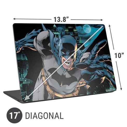 DC Comics Batman All Star Batman & Robin, The Boy Wonder Action Pose Art BY Jim Lee Universal Laptop 17in (13.8 x 10in) Skin