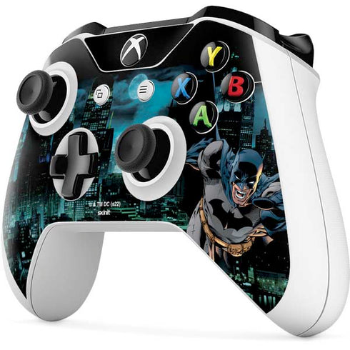 DC Comics Batman All Star Batman & Robin, The Boy Wonder Action Pose Art BY Jim Lee Xbox One S Controller Skin
