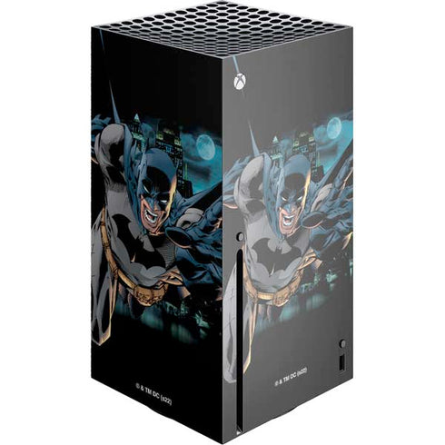 DC Comics Batman All Star Batman & Robin, The Boy Wonder Action Pose Art BY Jim Lee Xbox Series X Console Skin